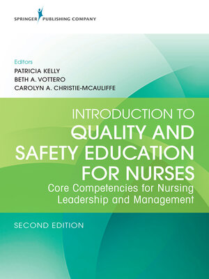 cover image of Introduction to Quality and Safety Education for Nurses
